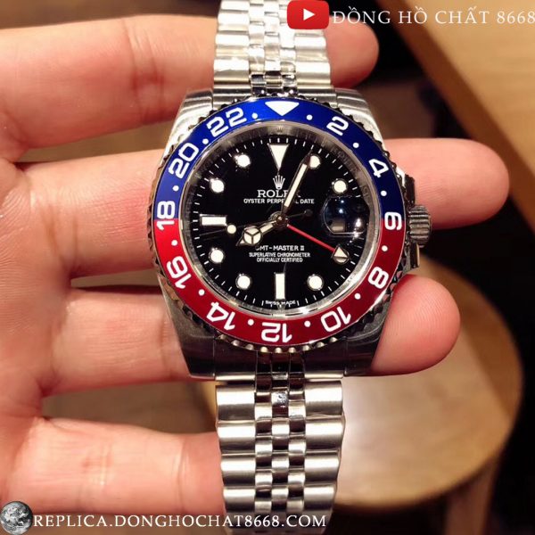 Đồng hồ Rolex Rep 1:1 GMT Master II M126710BLRO-0001