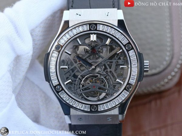 Đồng hồ Hublot siêu cấp nam Replica 1:1 Skeleton thể thao