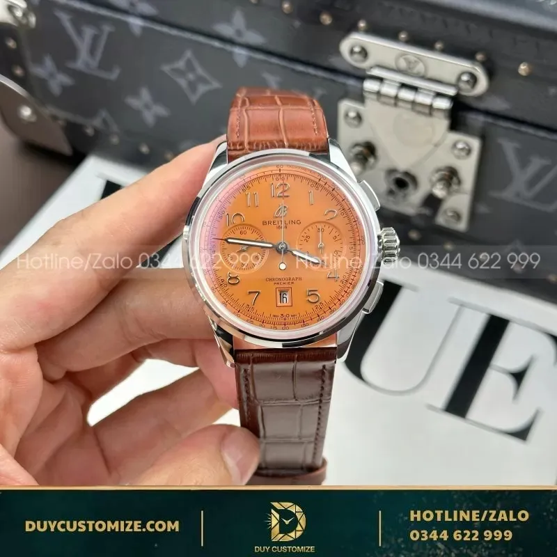 Breitling Premier B01 Chronograph Replica 1:1 Orange BLS Factory 42mm