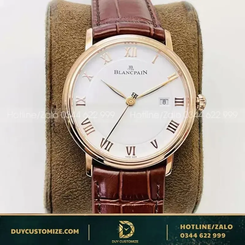 Blancpain 40mm Rose Gold Watch