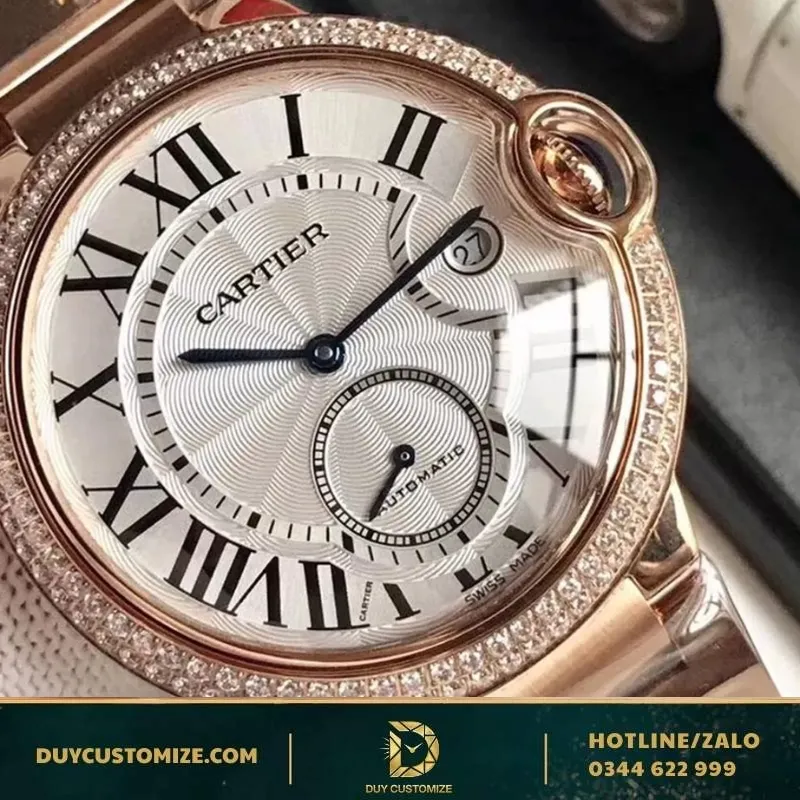 Cartier Super Clone 1:1 Ballon Bleu Rose Gold Watch