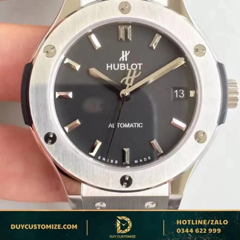 Super fake HUBLOT 1-1 CLASSIC FUSION 38MM BLACK DIAl watch