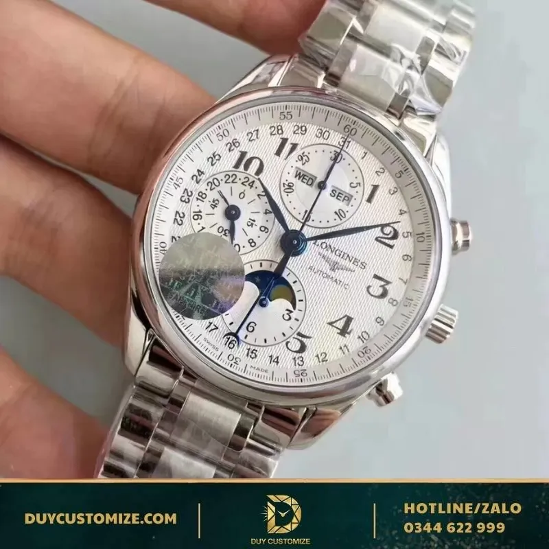 Longines Fake 1 1 Chronograph White Dial Watch