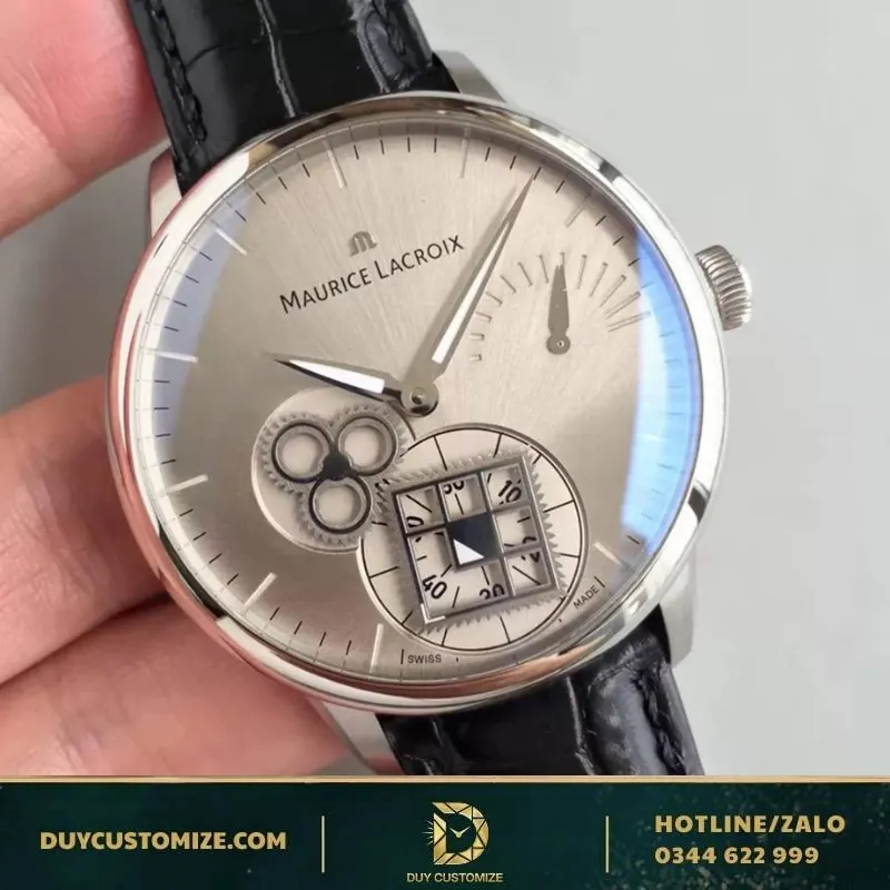 Maurice Lacroix Super Fake 1:1 Watch MP7158-SS001 Gray