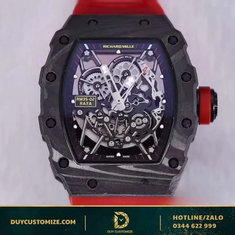 RICHARD MILLE fake 1-1 watch RM035-02 Black Dial RED