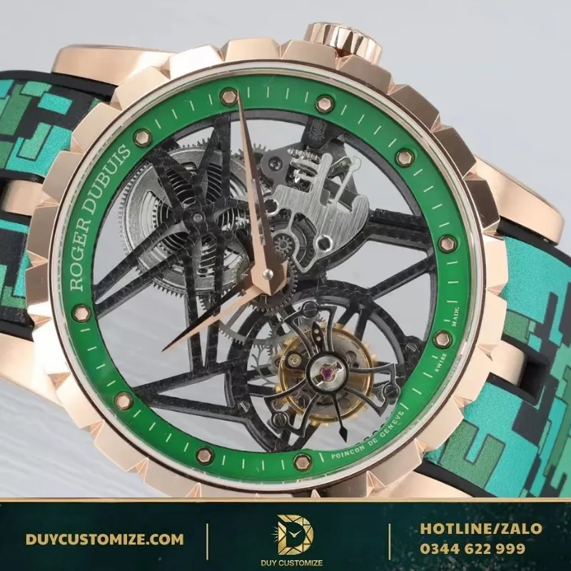 Roger Dubuis Super Fake 1:1 Skeleton Watch