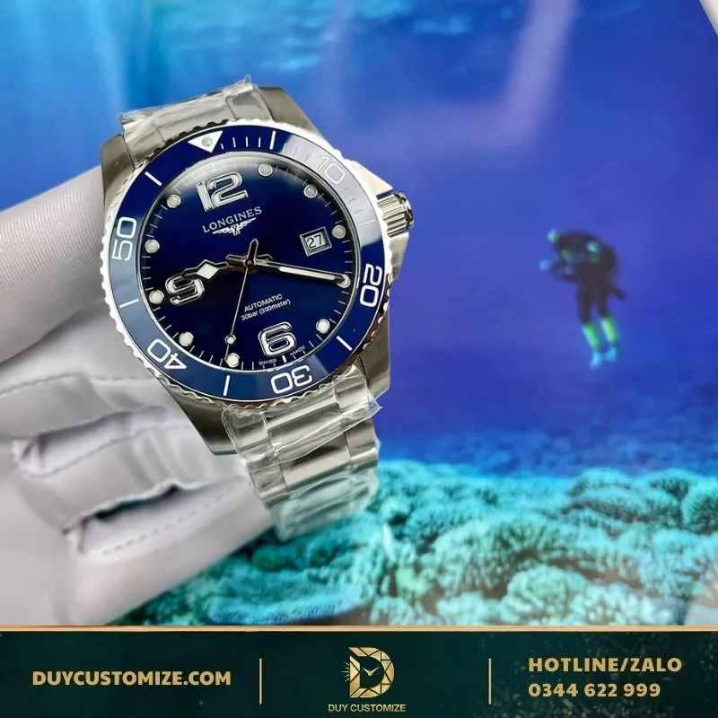 LONGINES HydroConquest Men 41mm Blue Dial Watch