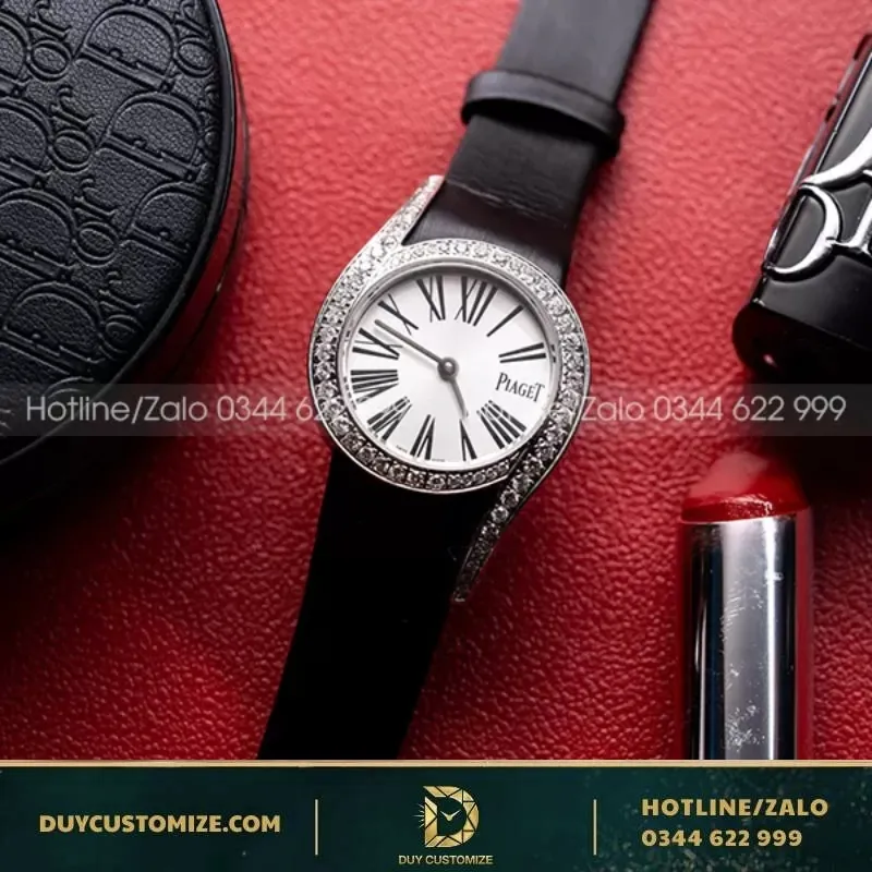 Custom Made Piaget Watch Natural Diamonds