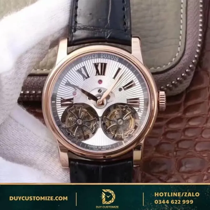 Roger Dubuis Fake 1:1 Dual Movement Tourbillon Watch