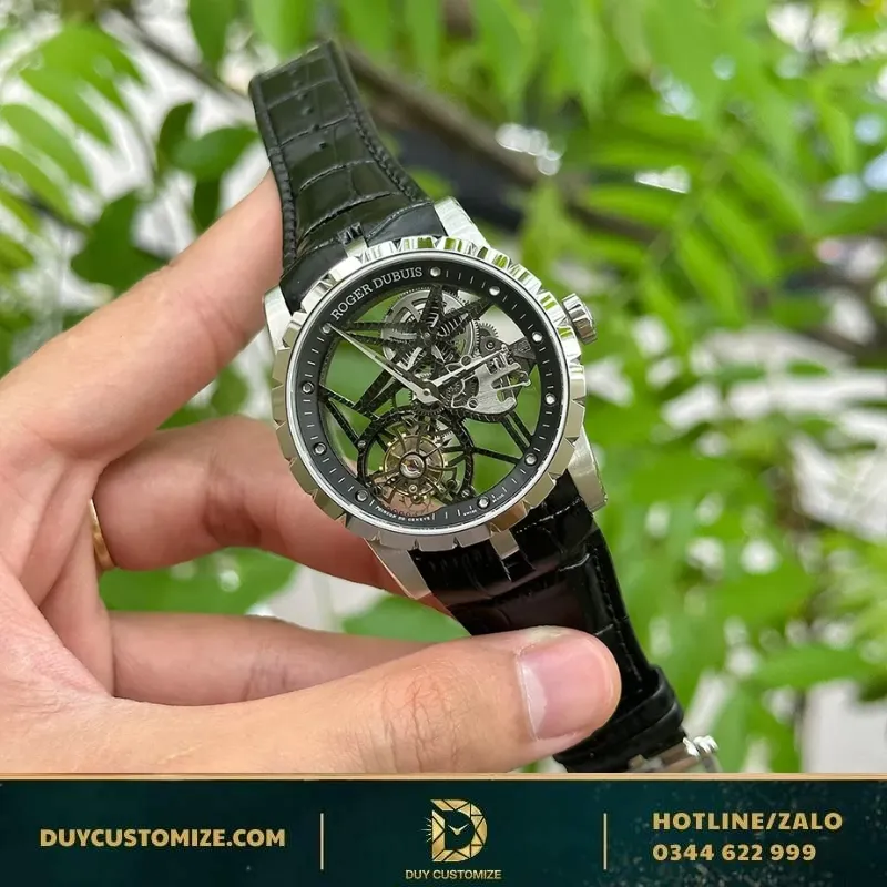 Roger Dubuis Tourbillon Skeleton Replica Watch