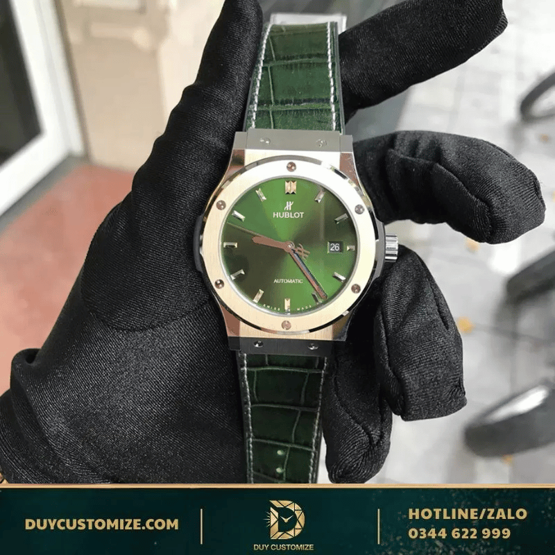1:1 Fake Hublot Classic Fusion Green Watch
