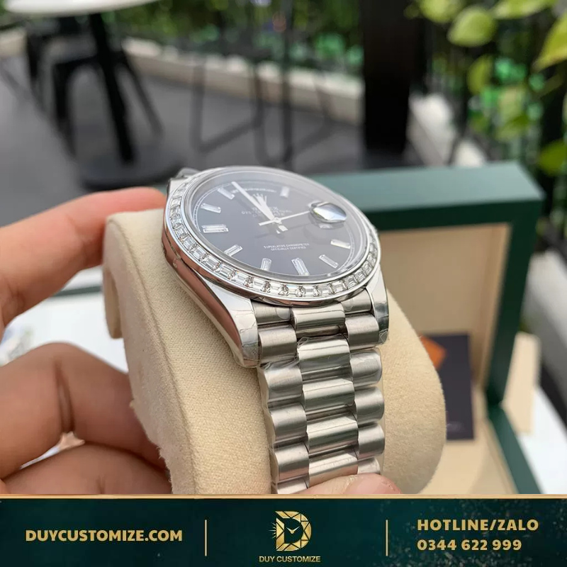 Rolex replica watch 1:1 Datejust diamond black