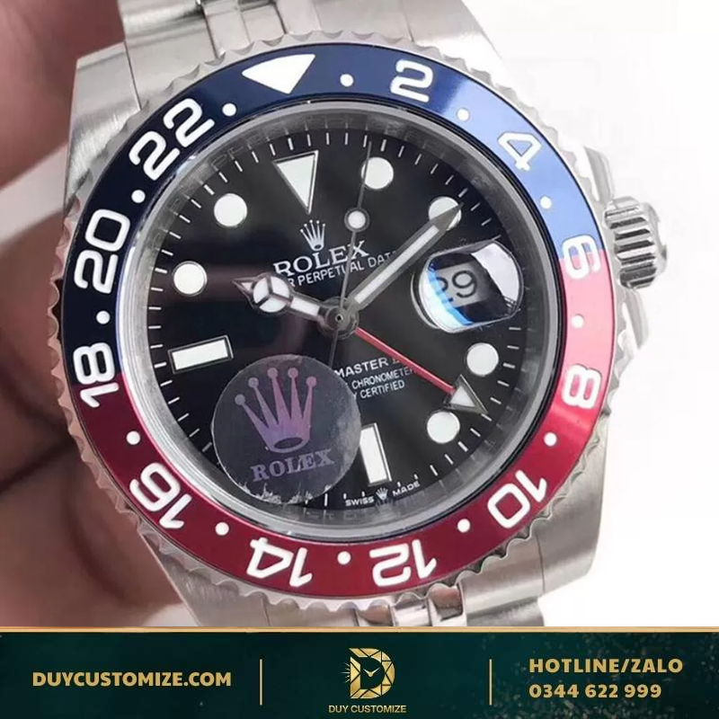 Rolex 1:1 Super Replica GMT-Master II 126710BLRO Watch