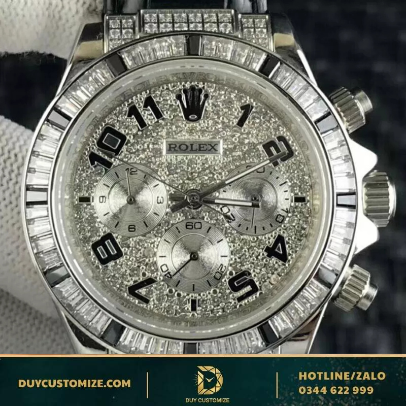 Rolex super replica 1:1 Daytona Diamond black watch