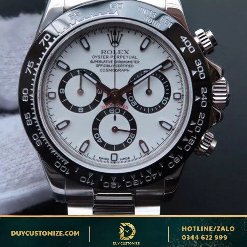 Rolex replica watch 1-1 Daytona Stainless Steel Black