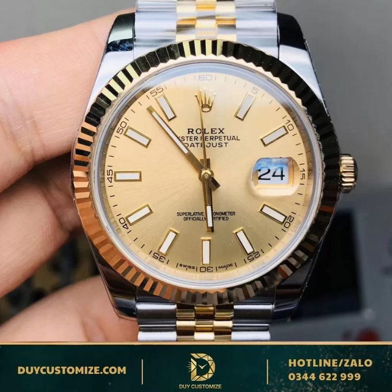 Rolex Super Replica 1:1 Datejust Yellow Gold Watch