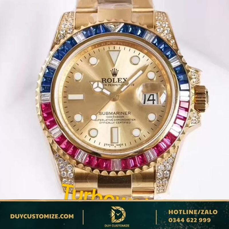 Rolex super fake 1:1 Submariner 2-Tone Gold watch