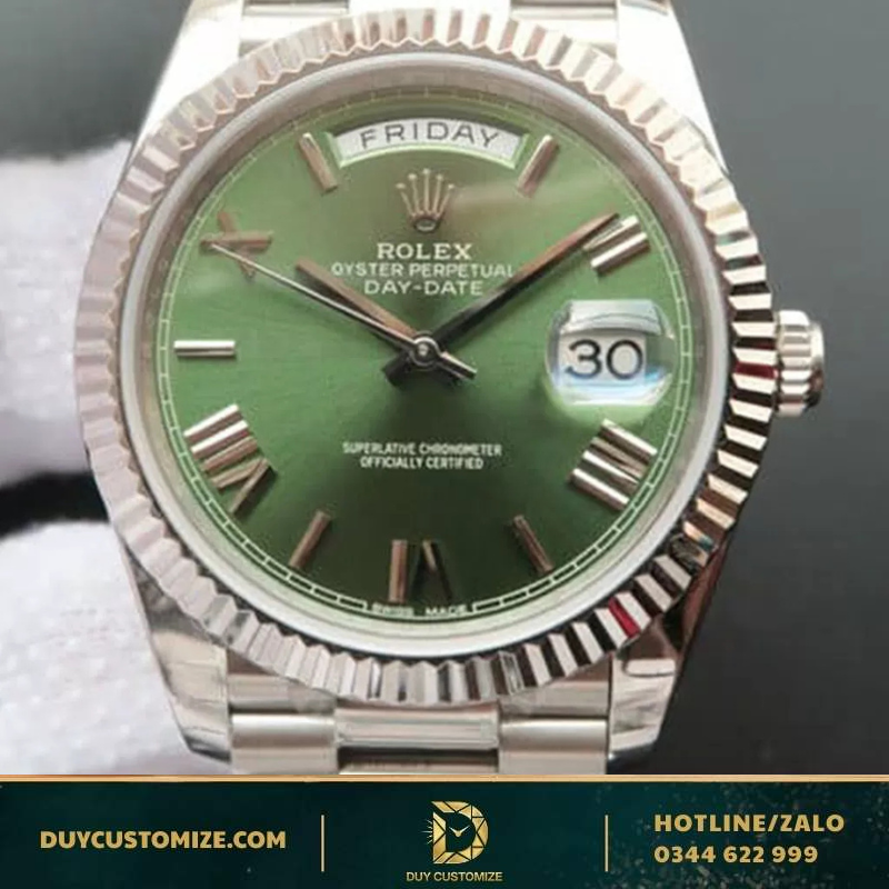 Rolex replica watch 1:1 DAY-DATE 228239 GREEN