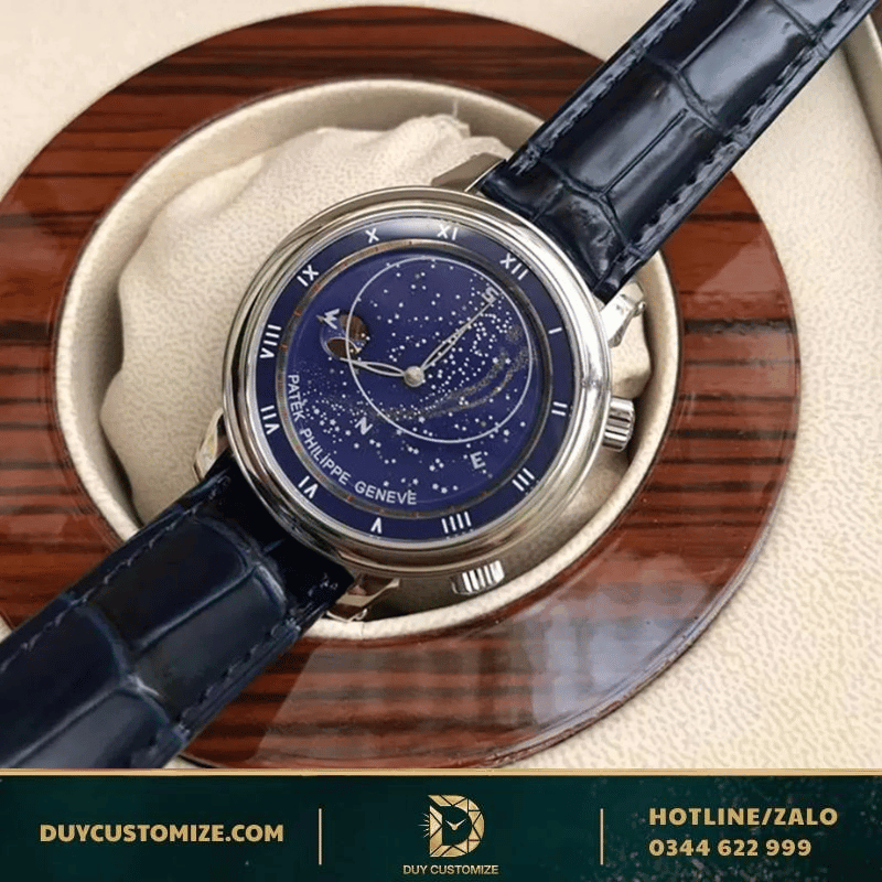 Fake Patek Philippe 1-1 6102P Complications Sky Moon watch