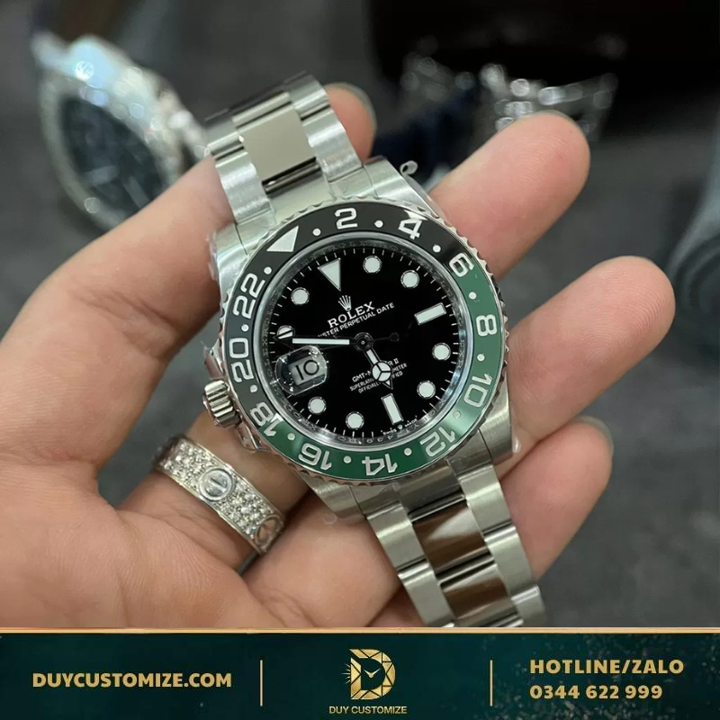 Fake Rolex 1:1 GMT-Master II Sprite 40mm Oyster bracelet 126720VTNR-0001