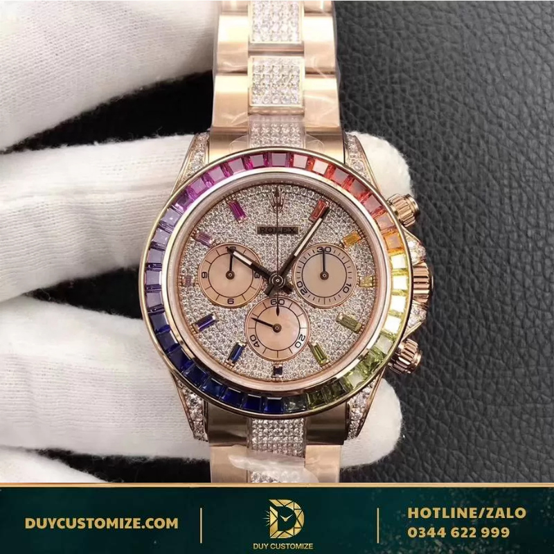 Fake Rolex Daytona 116595 Rainbow watch (1:1 replica)