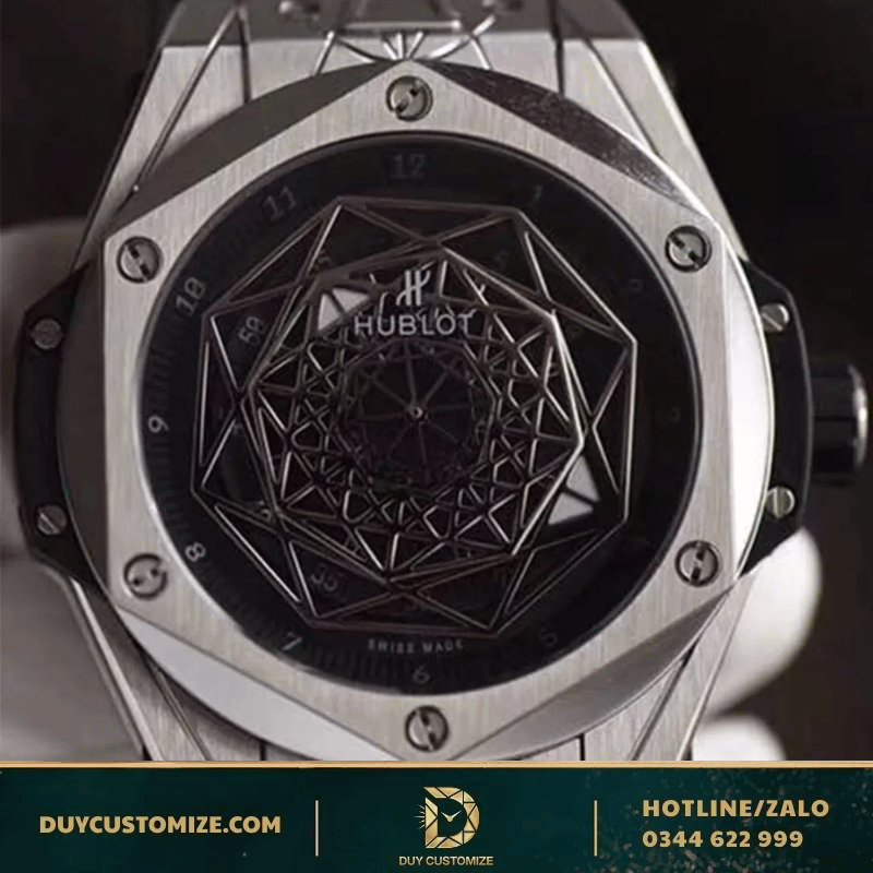 HUBLOT replica 1:1 SANGBLEU titanium watch