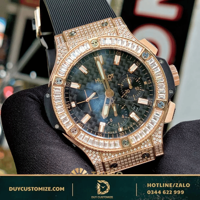 Hublot BigBang King Gold Diamond 1-1 fake watch