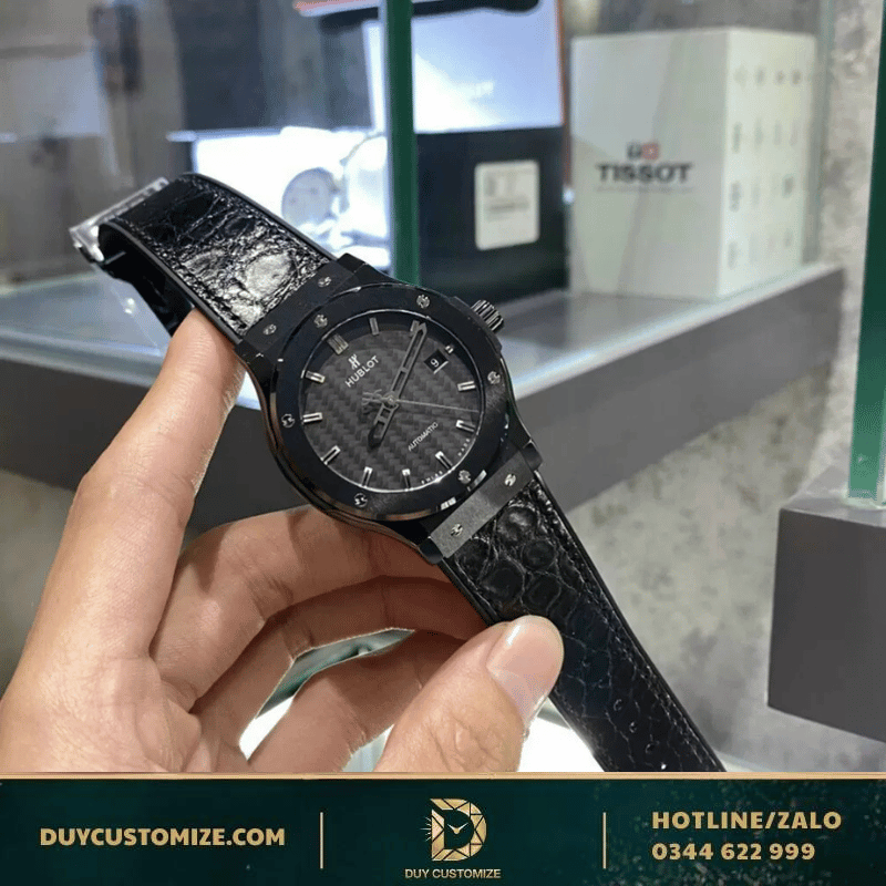 Hublot Fake 1-1 Classic Fusion Black Ceramic Watch