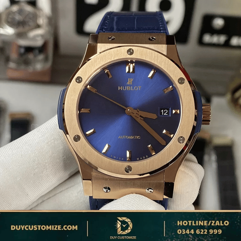 Hublot Replica 1-1 Classic Fusion Bleu King Gold Watch
