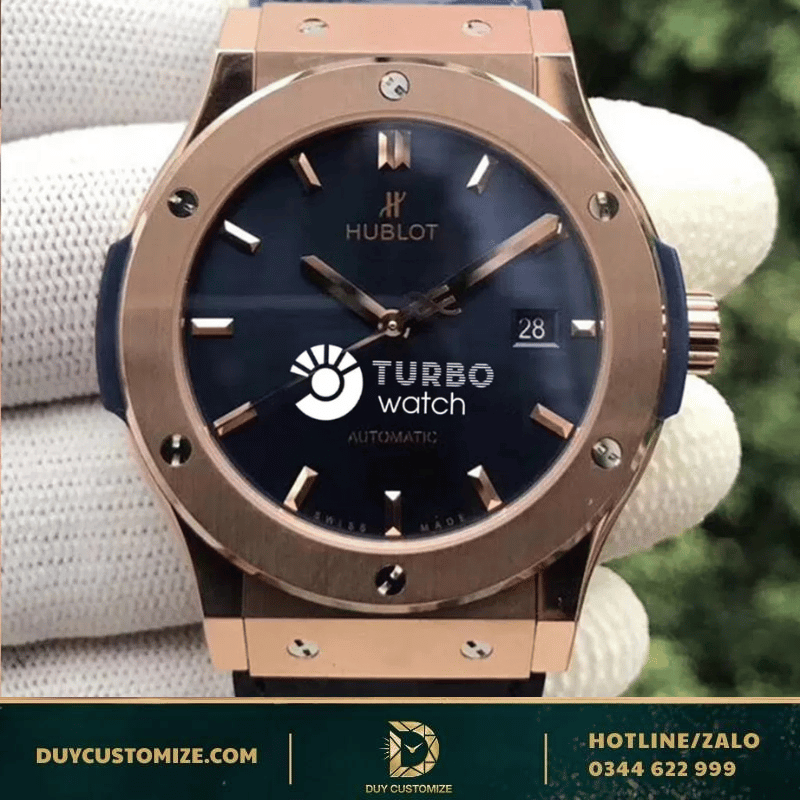 Hublot Super Fake 1:1 King Gold & Blue Watch