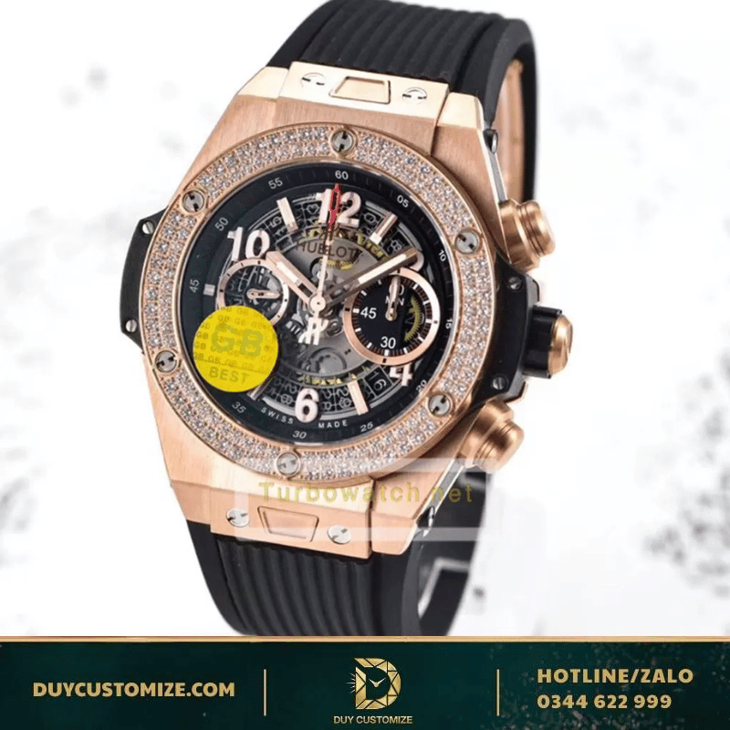Hublot fake 1:1 BIGBANG UNICO KING GOLD watch