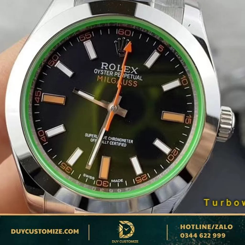 ROLEX replica watch 1:1 Milgauss 116400GV-0001