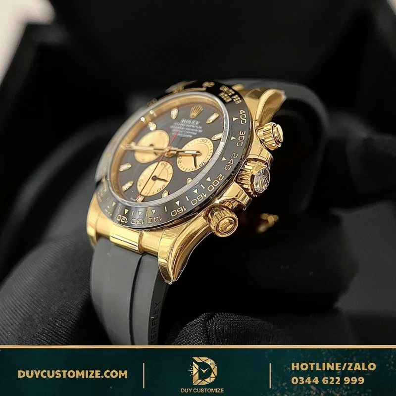 Rolex Cosmograph Daytona Replica 1:1 116515LN Black and Pink Dial