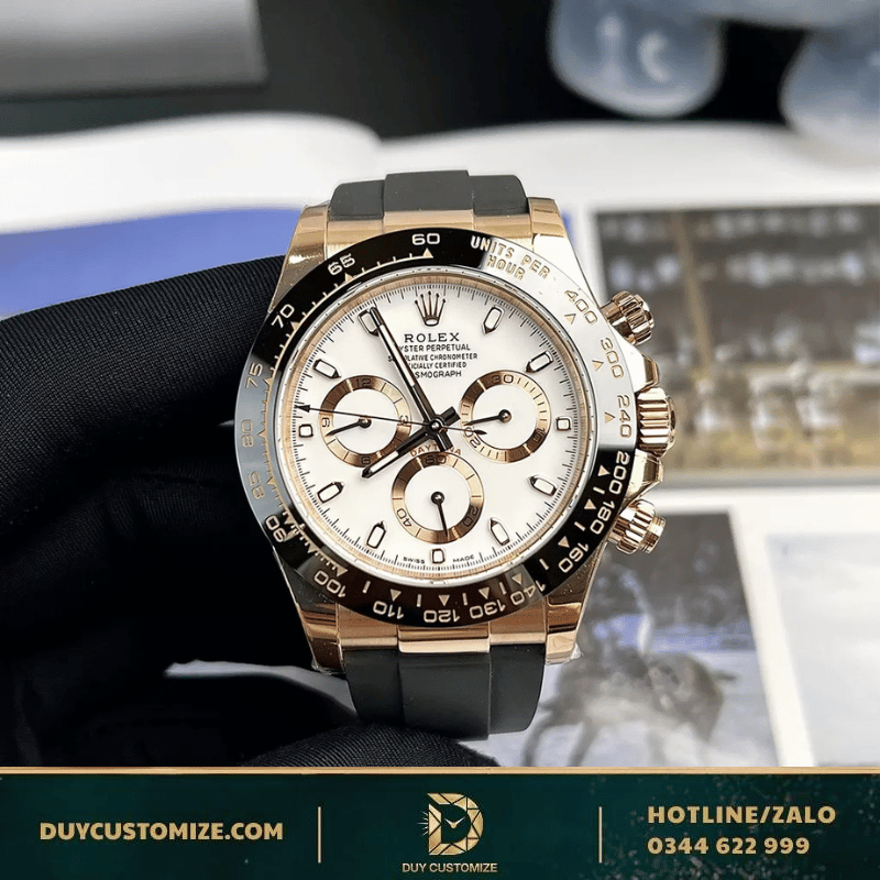 Rolex Cosmograph Daytona Replica 1:1 116518LN White Dial