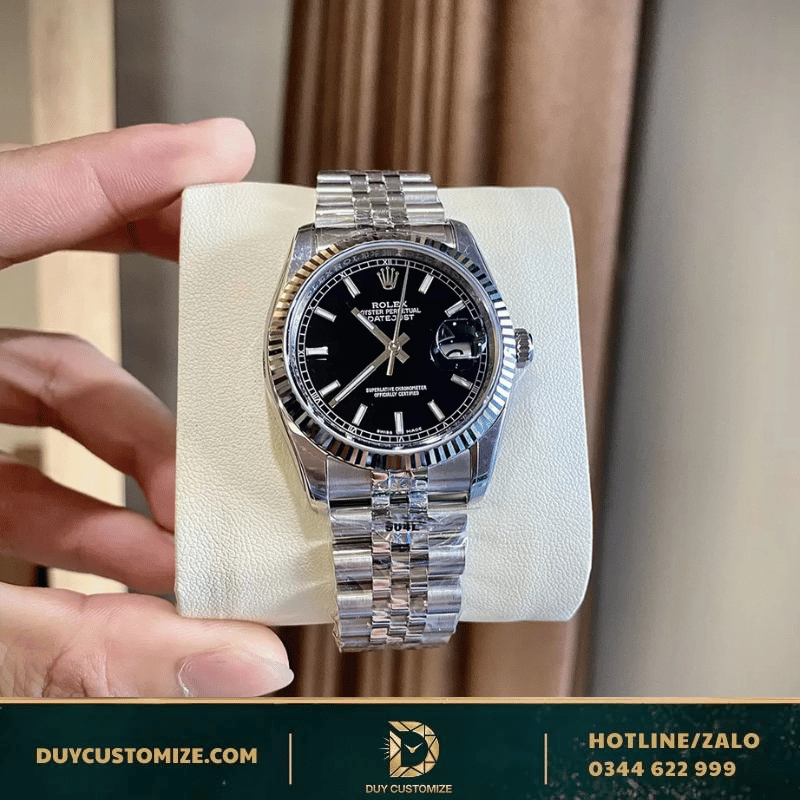 Rolex DateJust Super Replica 1:1 36 126200 Black Dial