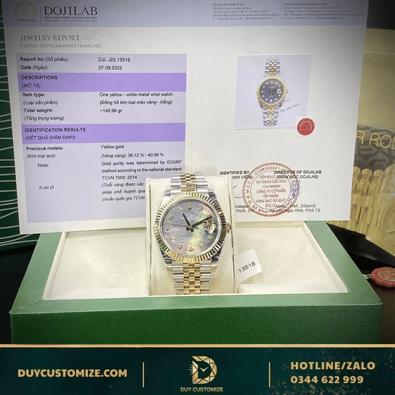 Rolex Datejust Super Replica 1:1 41 116231 18k Gold Plated Watch