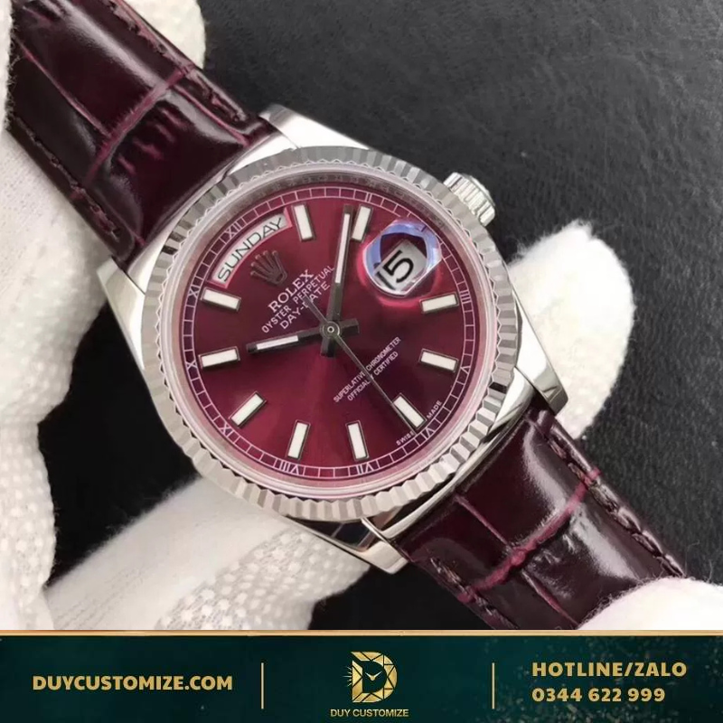 Rolex Datejust super fake 1:1 with pink dial