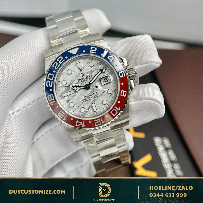Rolex Fake 1:1 GMT – Master II 126719BLRO Meteorite Dial