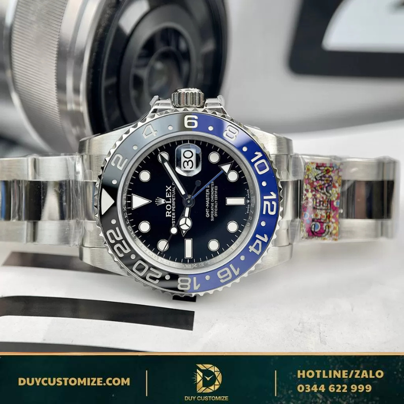 Rolex Rep 1:1 GMT-Master II Watch with Oyster Bracelet