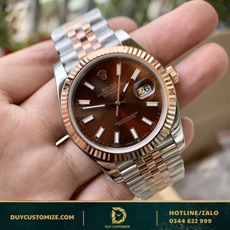 Rolex Replica 1:1 Datejust 41 126331 Watch with Real Gold Plating
