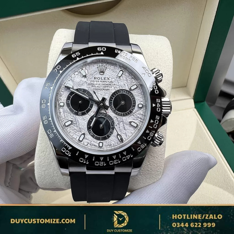 Rolex Super Fake 1:1 Cosmograph Daytona 116519LN Watch with Meteorite Dial