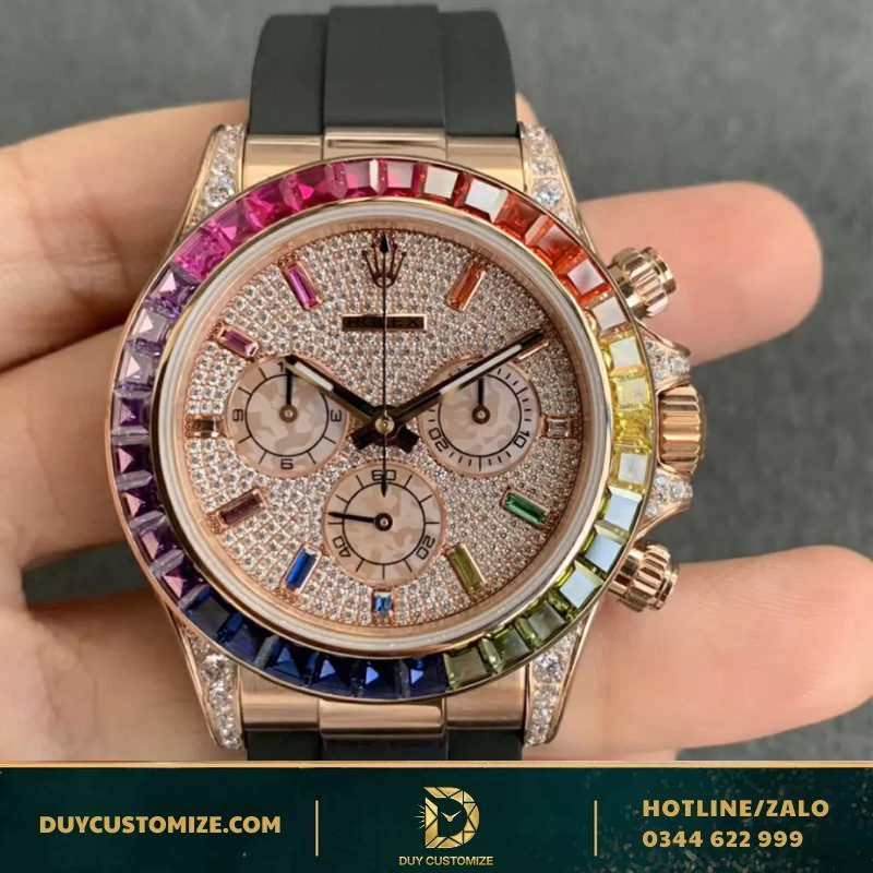 Rolex Super Fake Daytona Rainbow Watch