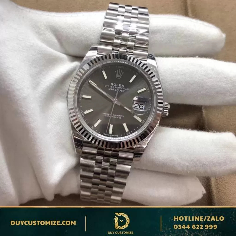 Rolex replica 1:1 Datejust 41 Dark Rhodium